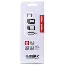 تبدیل سیم کارت‌های میکرو و نانو به استاندارد ریمکس Remax Micro and Nano SIM Card Adapters